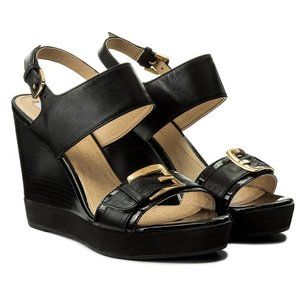 Geox Women's D Janira E Wedge Sandal